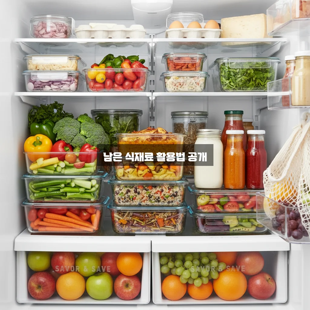 냉장고 파먹기로 식비 절약하는 완벽 가이드 알아보기 관련 이미지 1
