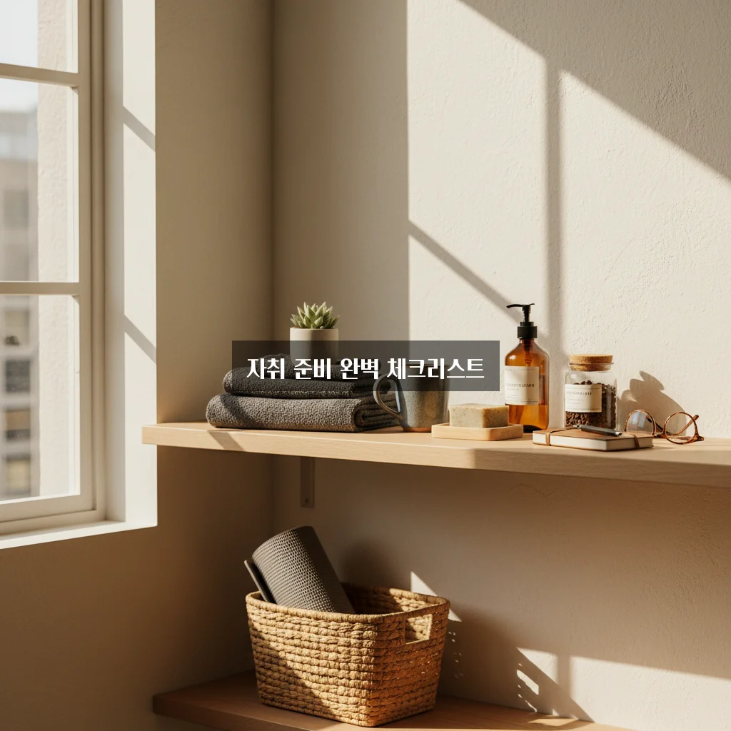 자취 필수 생활용품 완벽 정리 가이드 관련 이미지 1