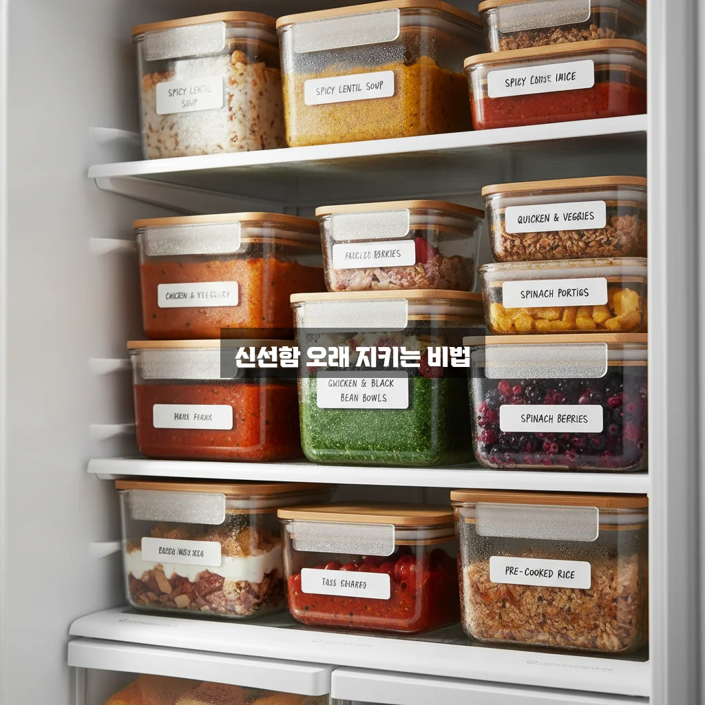 자취생을 위한 냉동 보관 꿀팁 완벽 정리 관련 이미지 1