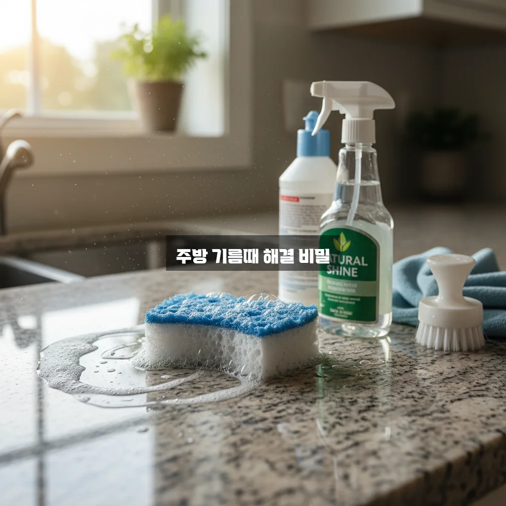 주방 기름때 청소 완벽 정리 가이드 관련 이미지 3