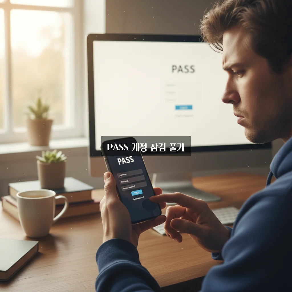 PASS 계정 잠김 풀기 관련 이미지 2