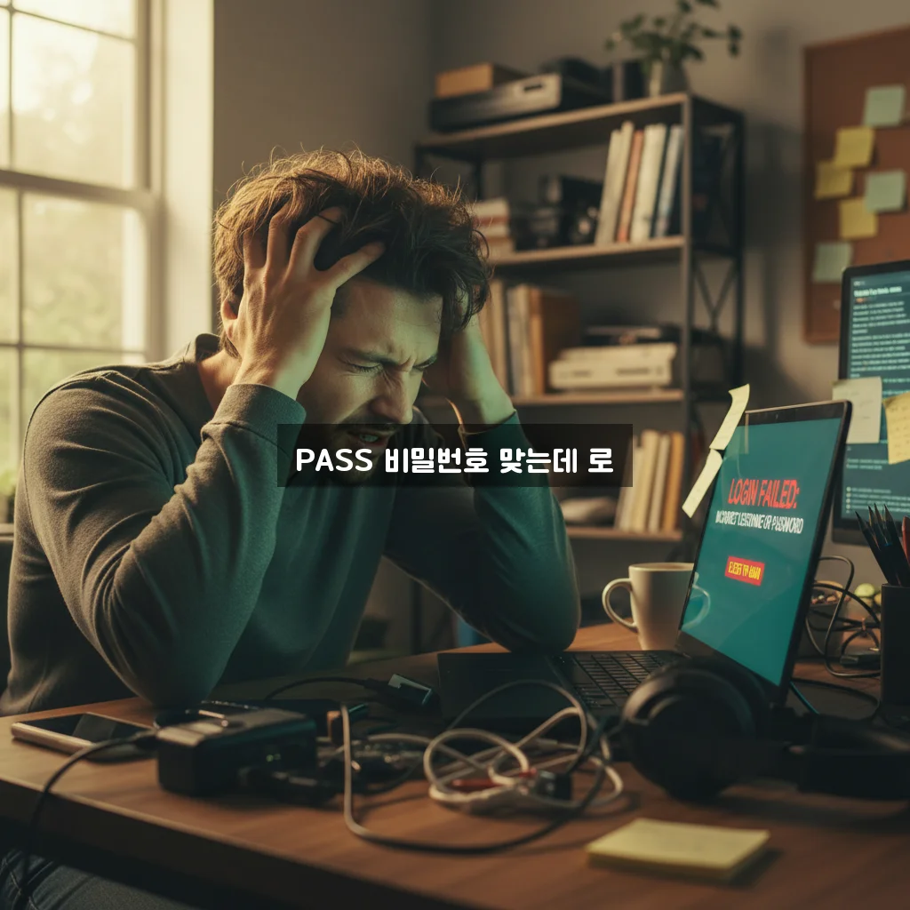 PASS 비밀번호 맞는데 로그인 실패 관련 이미지 1