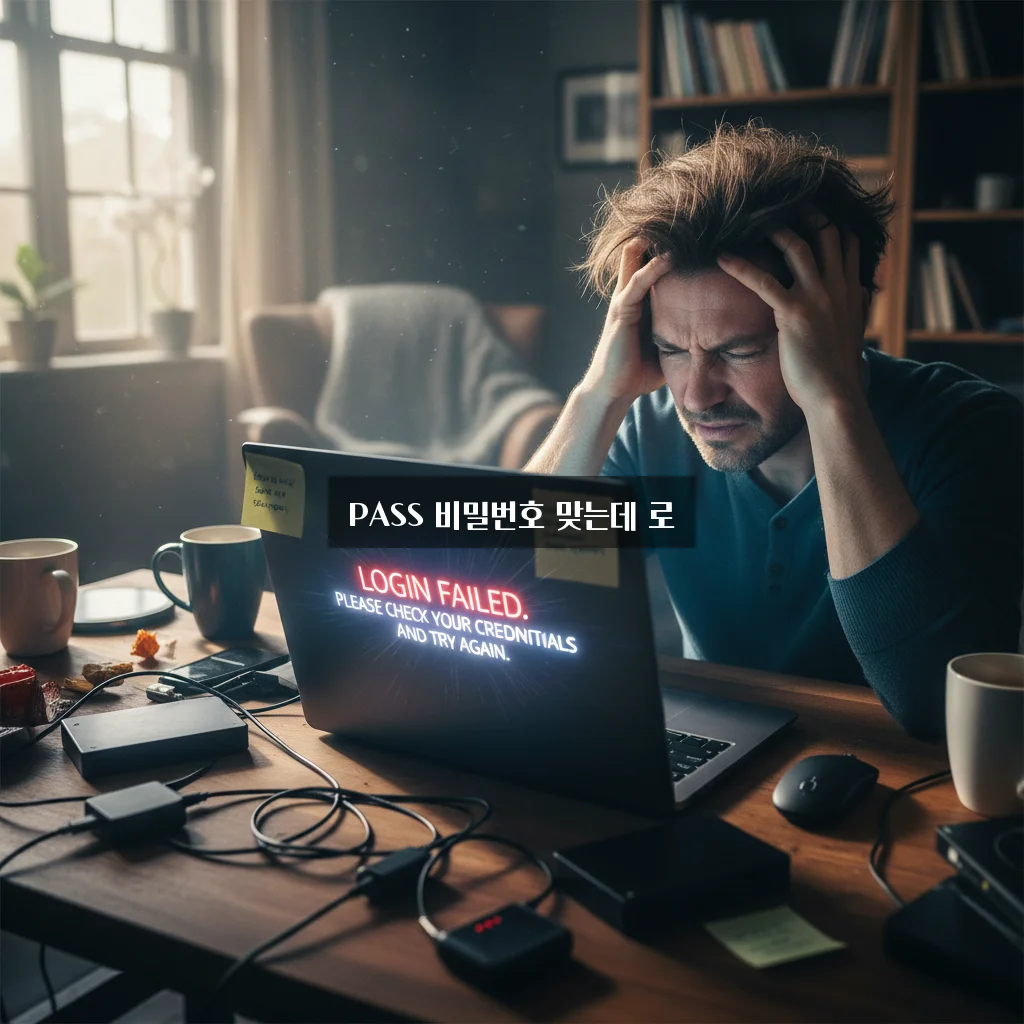 PASS 비밀번호 맞는데 로그인 실패 관련 이미지 2