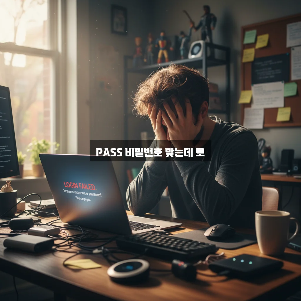 PASS 비밀번호 맞는데 로그인 실패 관련 이미지 3