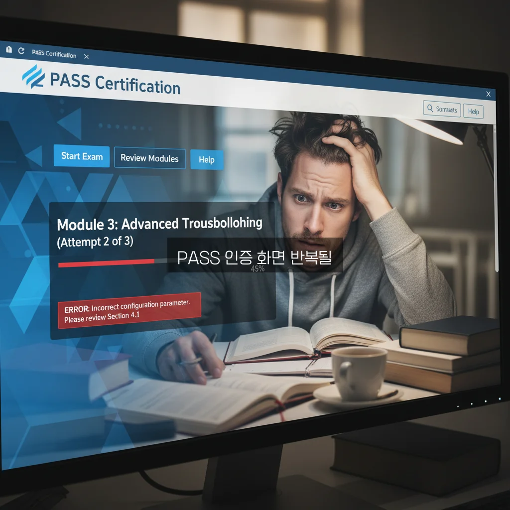 PASS 인증 화면 반복될 때 관련 이미지 1