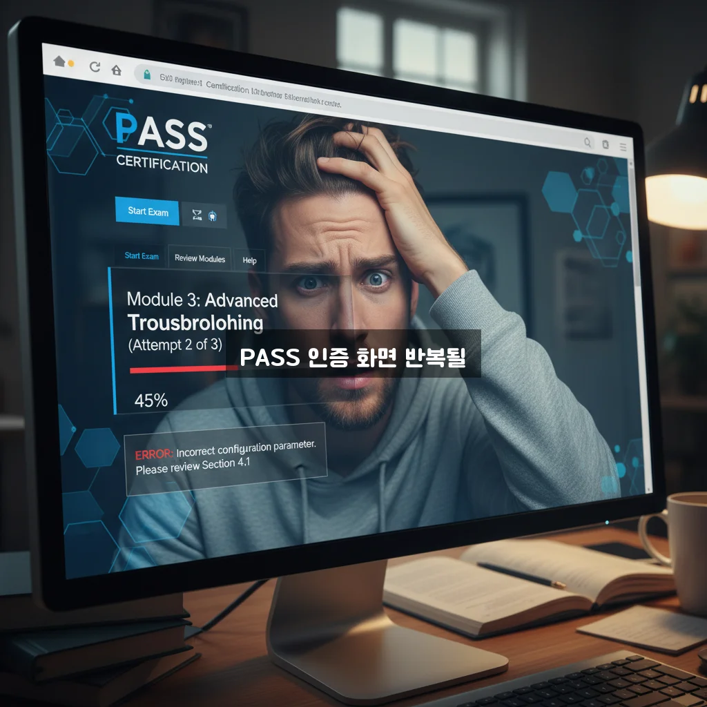 PASS 인증 화면 반복될 때 관련 이미지 2