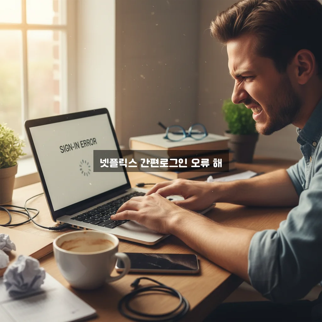 넷플릭스 간편로그인 오류 해결 관련 이미지 2