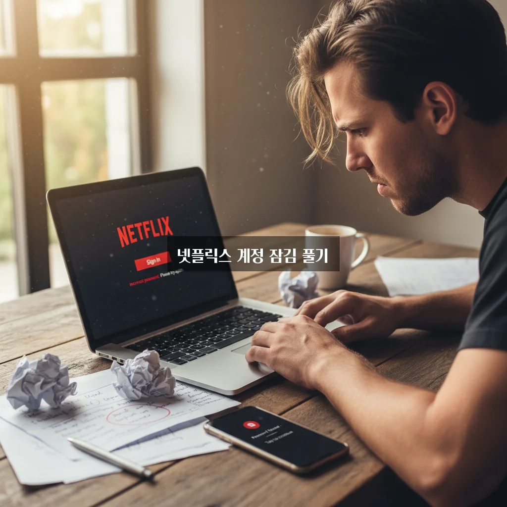 넷플릭스 계정 잠김 풀기 관련 이미지 1