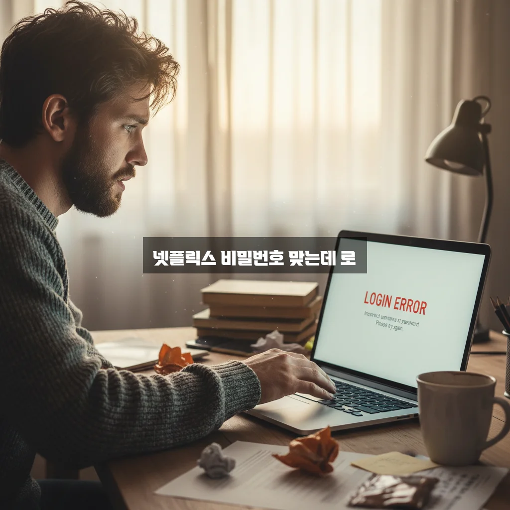 넷플릭스 비밀번호 맞는데 로그인 실패 관련 이미지 2