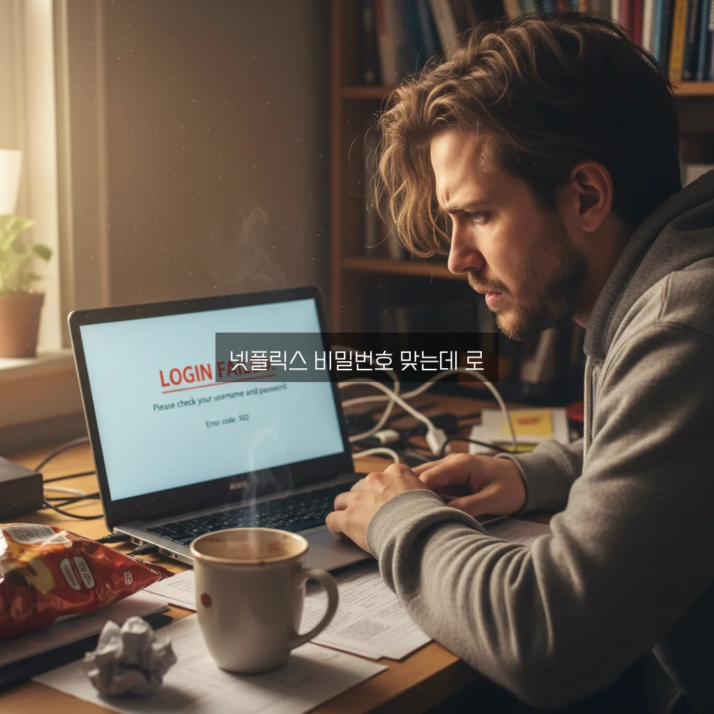넷플릭스 비밀번호 맞는데 로그인 실패 관련 이미지 3