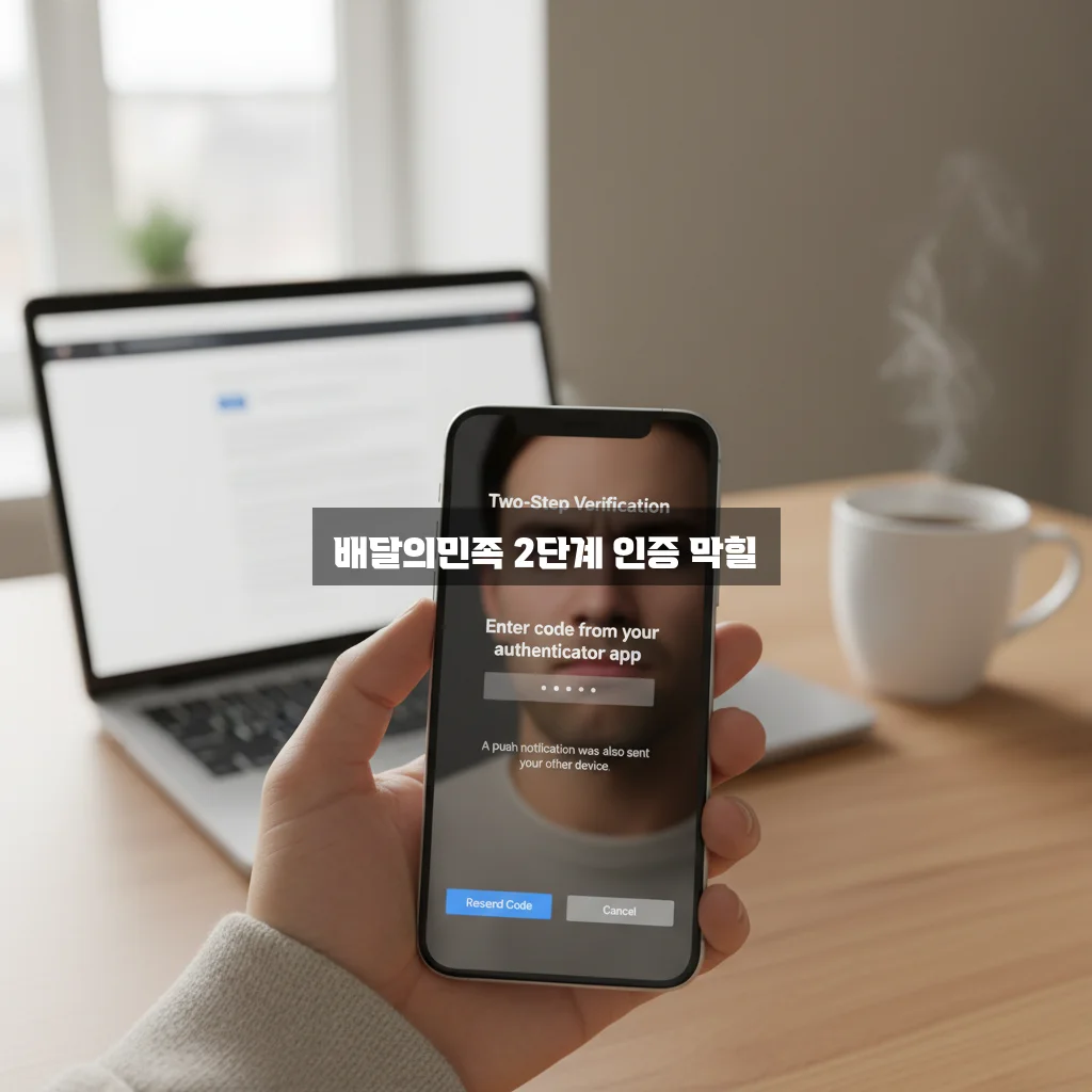 배달의민족 2단계 인증 막힐 때 해결법 관련 이미지 1
