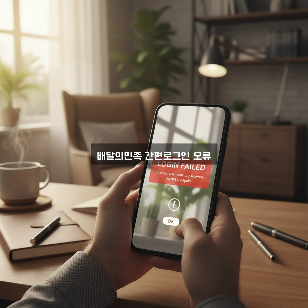 배달의민족 간편로그인 오류 해결 관련 이미지 3