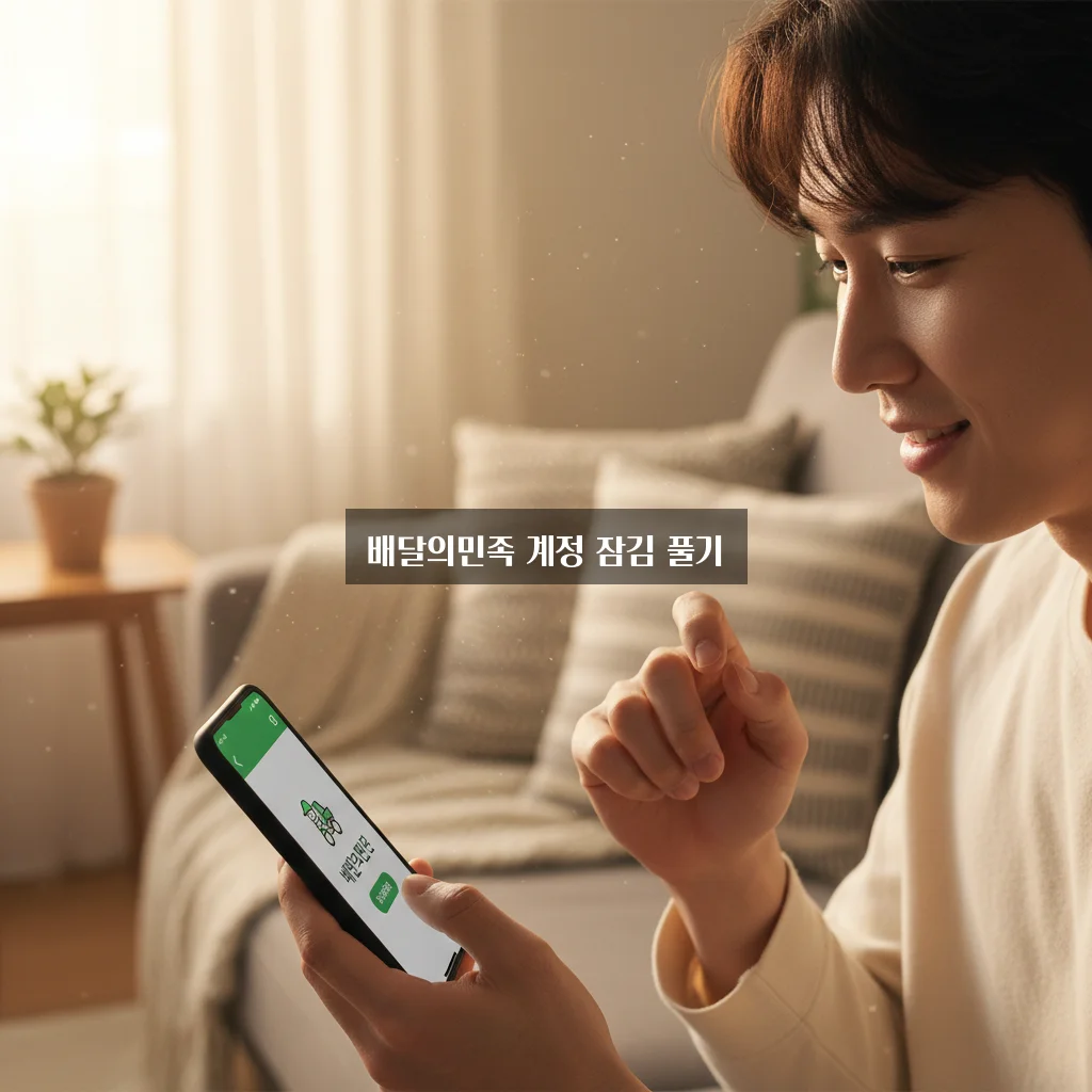 배달의민족 계정 잠김 풀기 관련 이미지 2