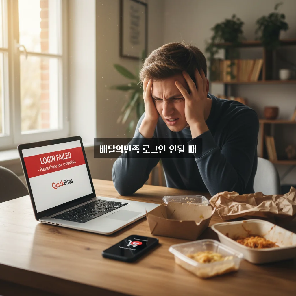 배달의민족 로그인 안될 때 관련 이미지 3