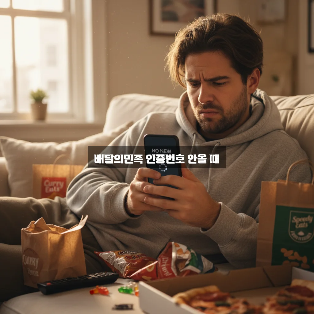 배달의민족 인증번호 안올 때 관련 이미지 3