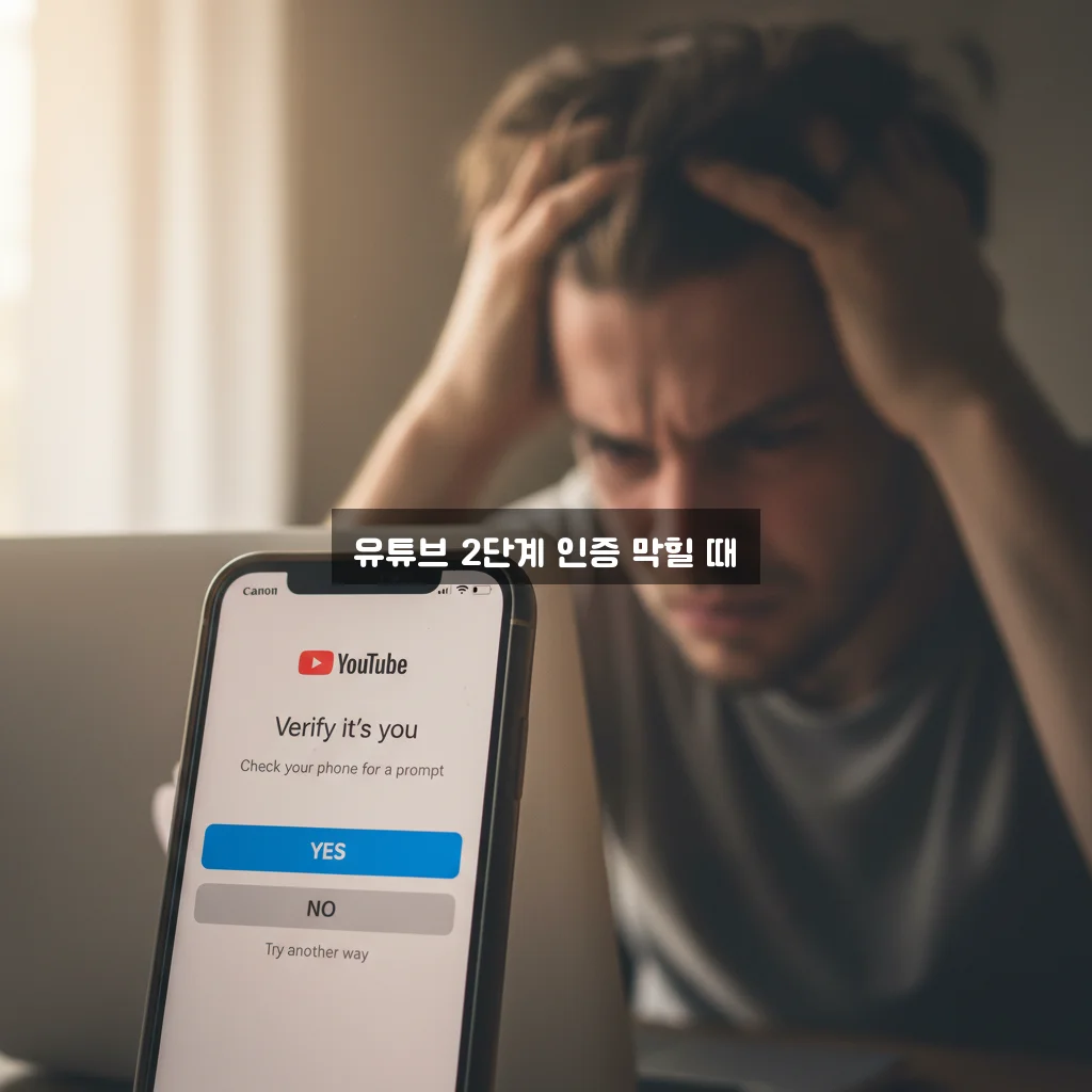 유튜브 2단계 인증 막힐 때 해결법 관련 이미지 2