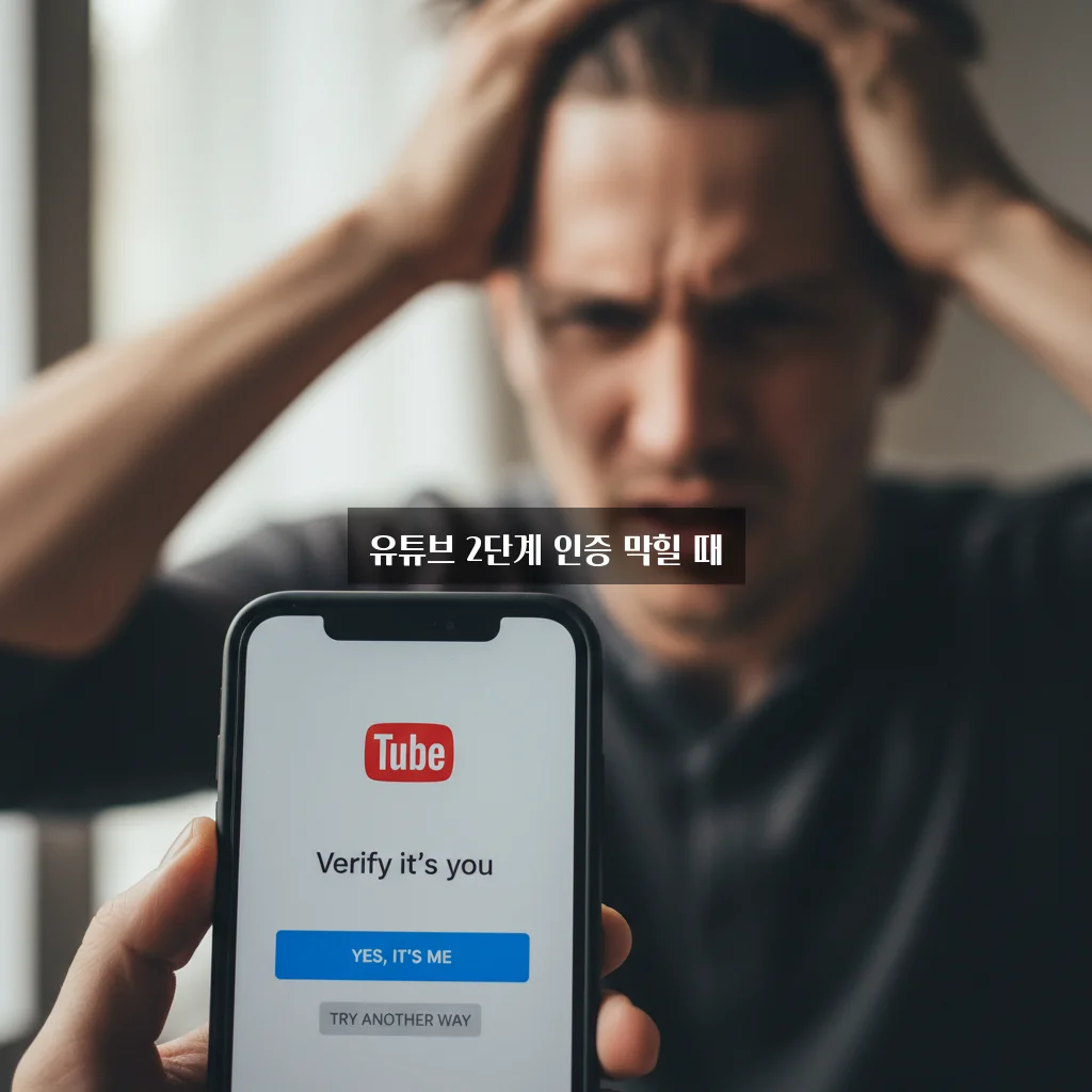 유튜브 2단계 인증 막힐 때 해결법 관련 이미지 3
