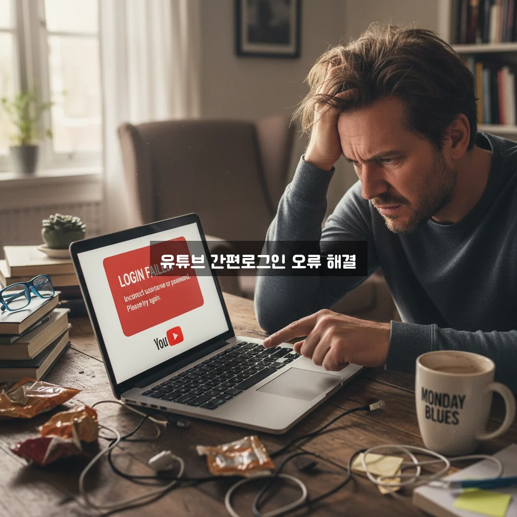 유튜브 간편로그인 오류 해결 관련 이미지 1