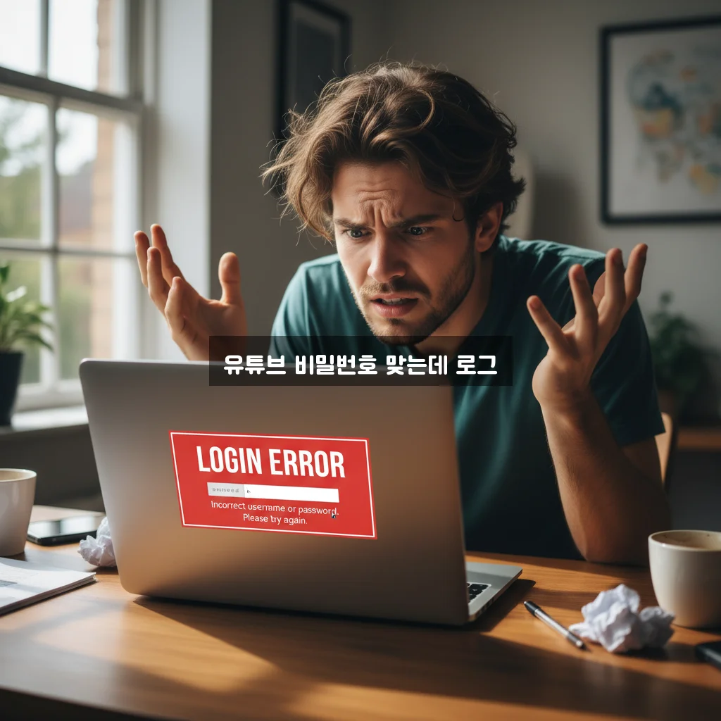 유튜브 비밀번호 맞는데 로그인 실패 관련 이미지 3