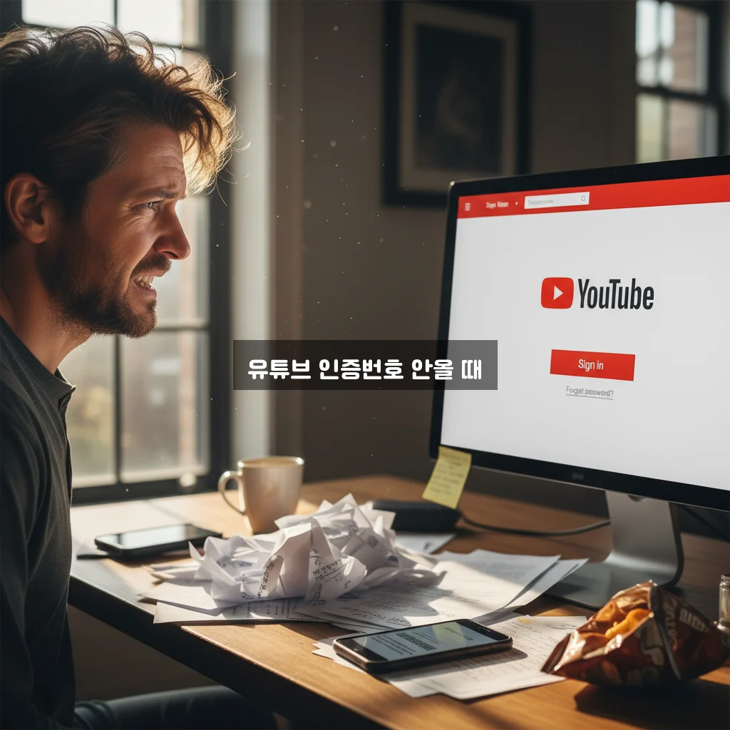 유튜브 인증번호 안올 때 관련 이미지 2