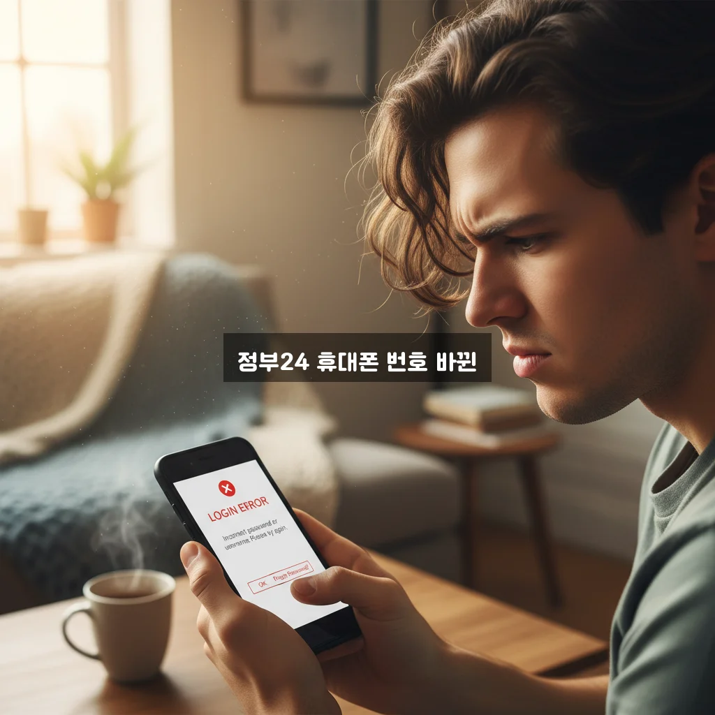 정부24 휴대폰 번호 바뀐 뒤 로그인 문제 관련 이미지 3