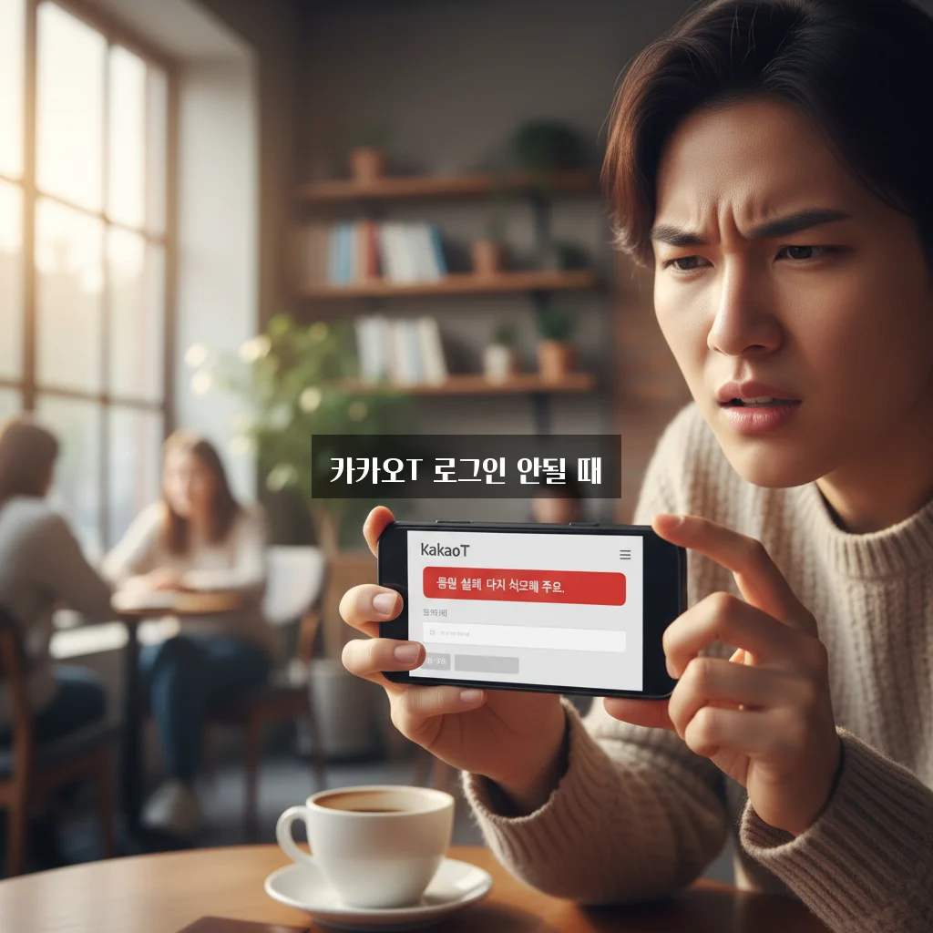 카카오T 로그인 안될 때 관련 이미지 3