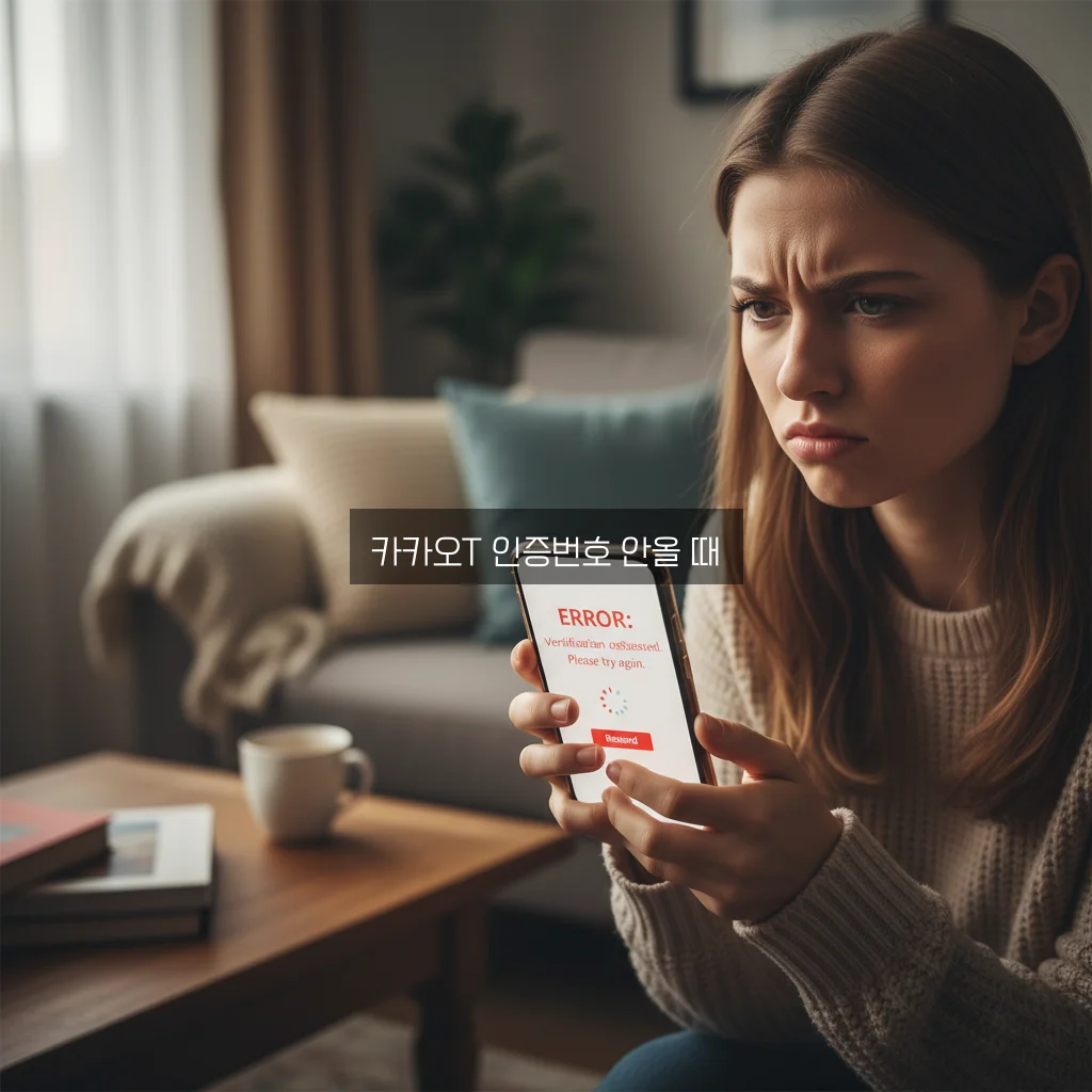 카카오T 인증번호 안올 때 관련 이미지 1