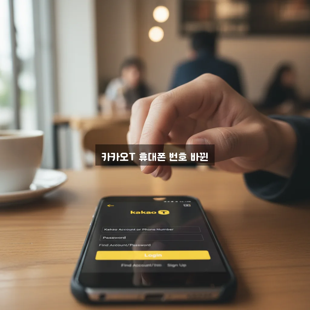 카카오T 휴대폰 번호 바뀐 뒤 로그인 문제 관련 이미지 1