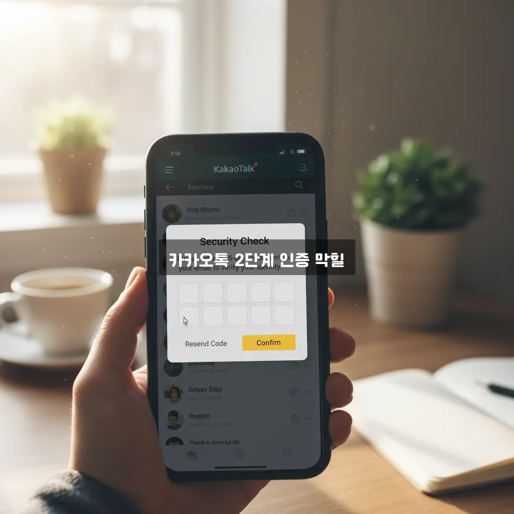 카카오톡 2단계 인증 막힐 때 해결법 관련 이미지 2