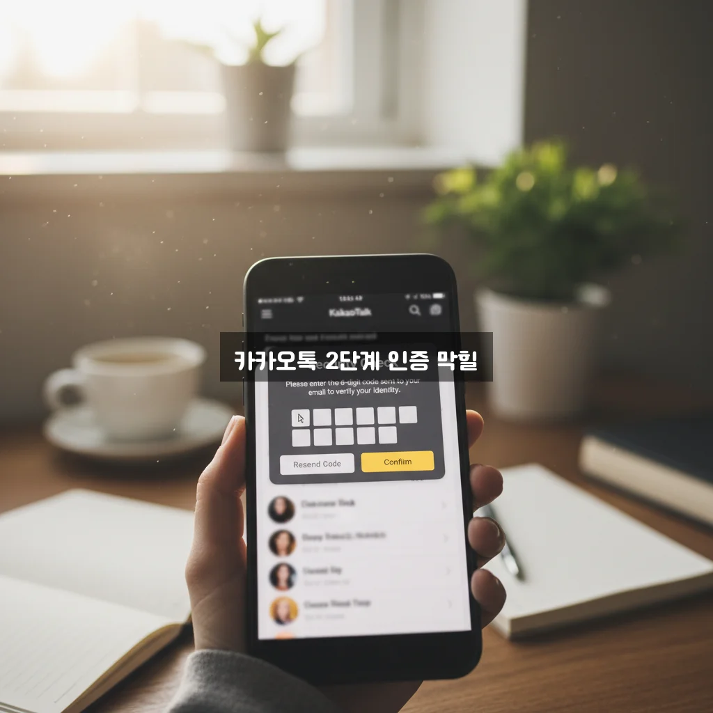 카카오톡 2단계 인증 막힐 때 해결법 관련 이미지 3