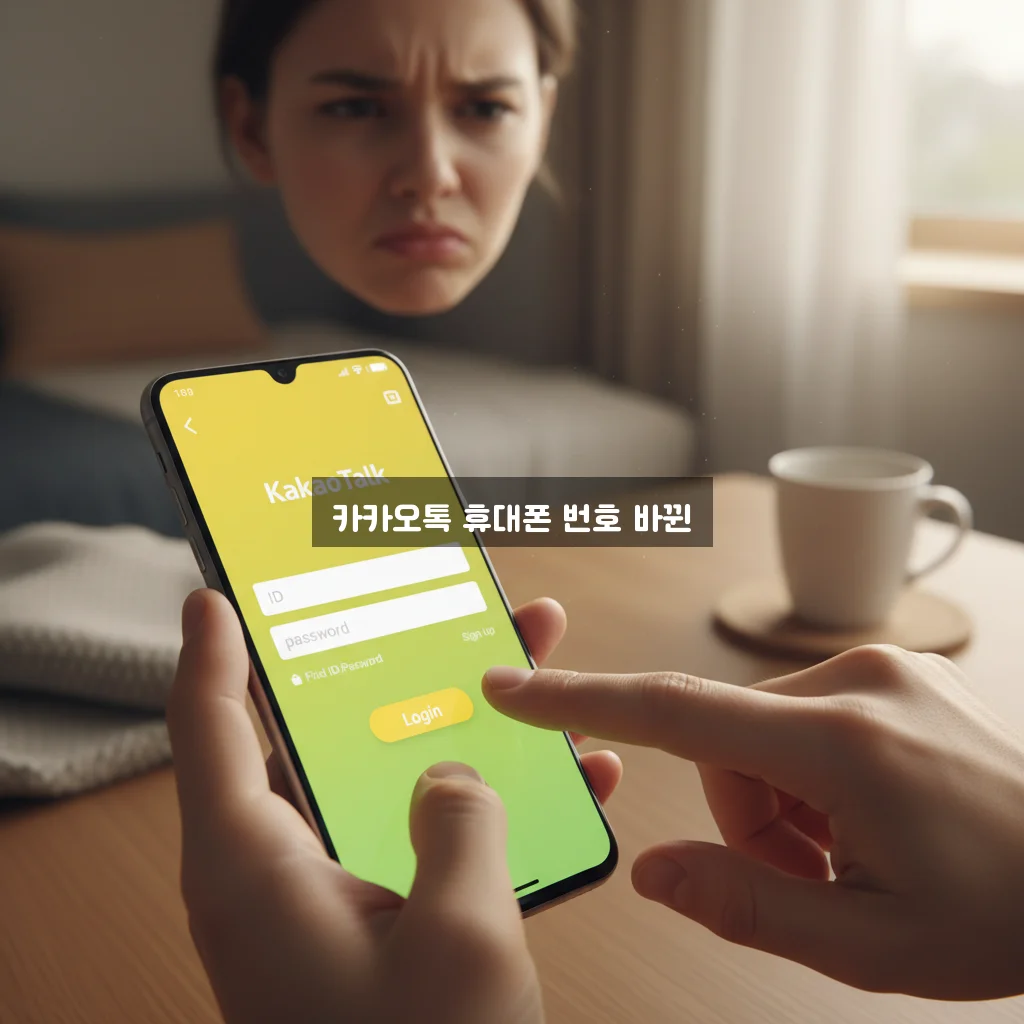 카카오톡 휴대폰 번호 바뀐 뒤 로그인 문제 관련 이미지 2