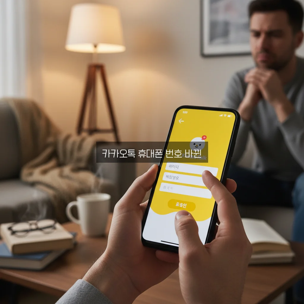 카카오톡 휴대폰 번호 바뀐 뒤 로그인 문제 관련 이미지 3