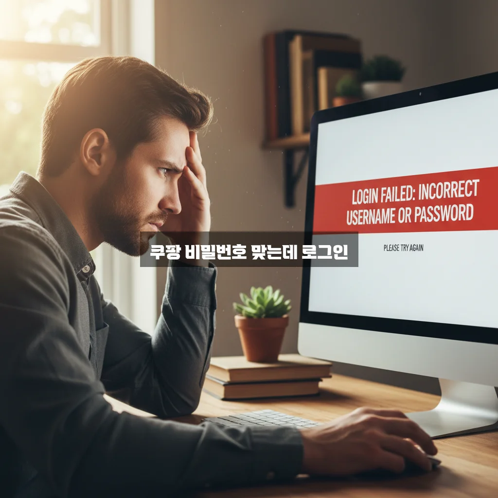 쿠팡 비밀번호 맞는데 로그인 실패 관련 이미지 3