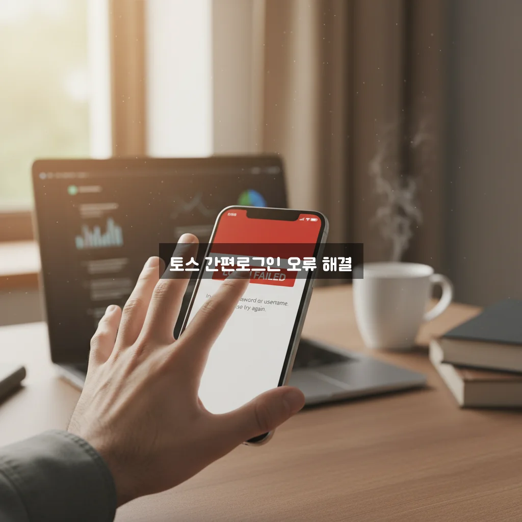 토스 간편로그인 오류 해결 관련 이미지 1