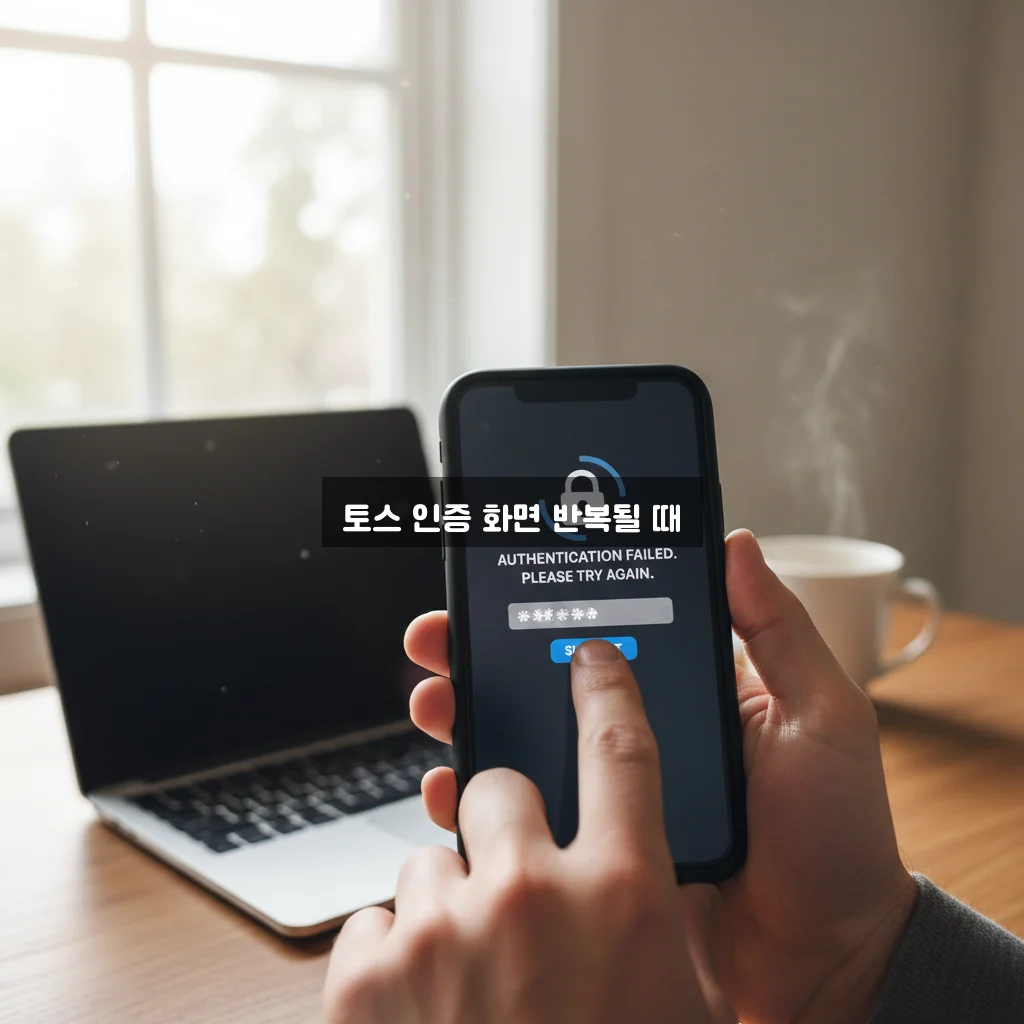 토스 인증 화면 반복될 때 관련 이미지 2