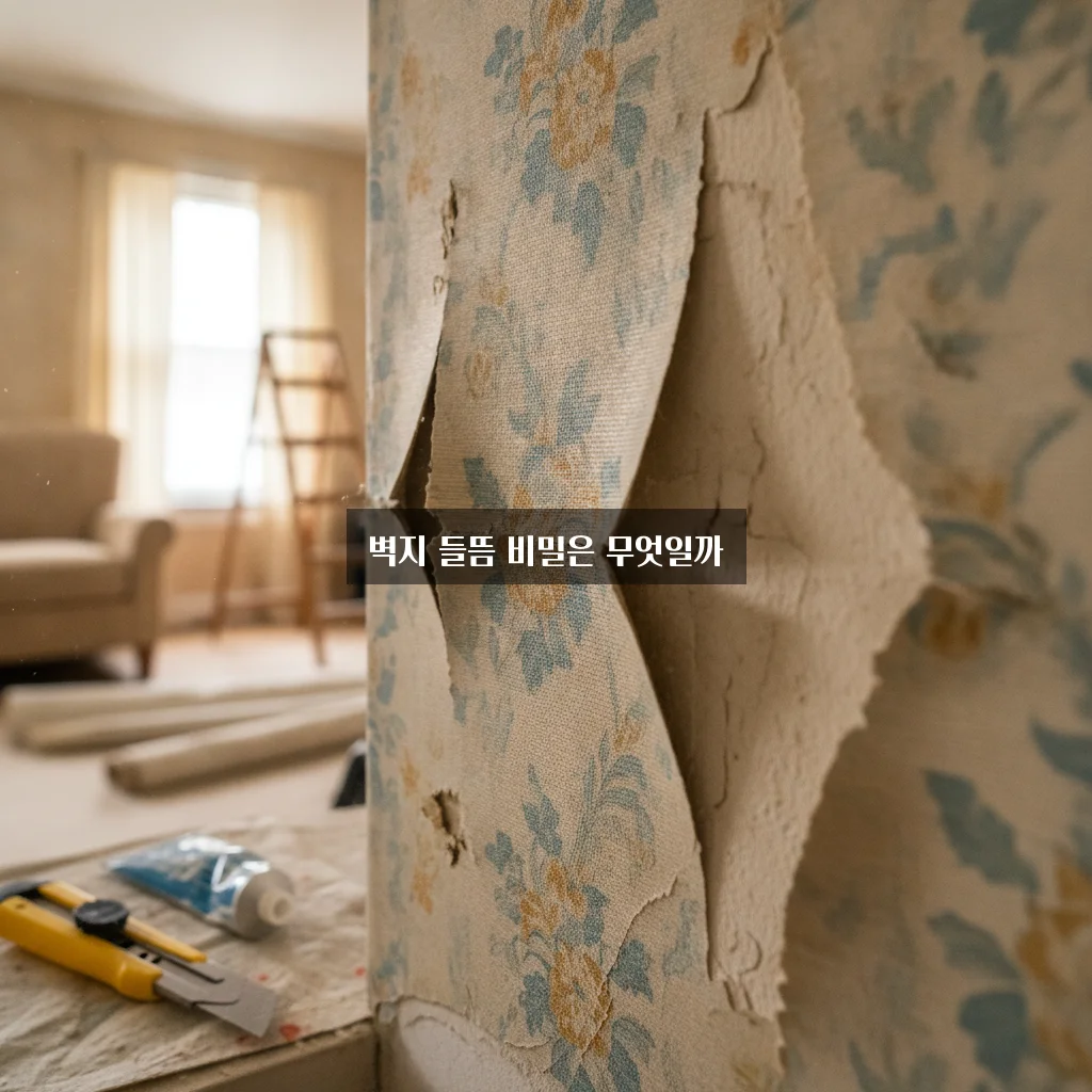 벽지 들뜸 원인과 간단한 보수 방법 완벽 정리 관련 이미지 2