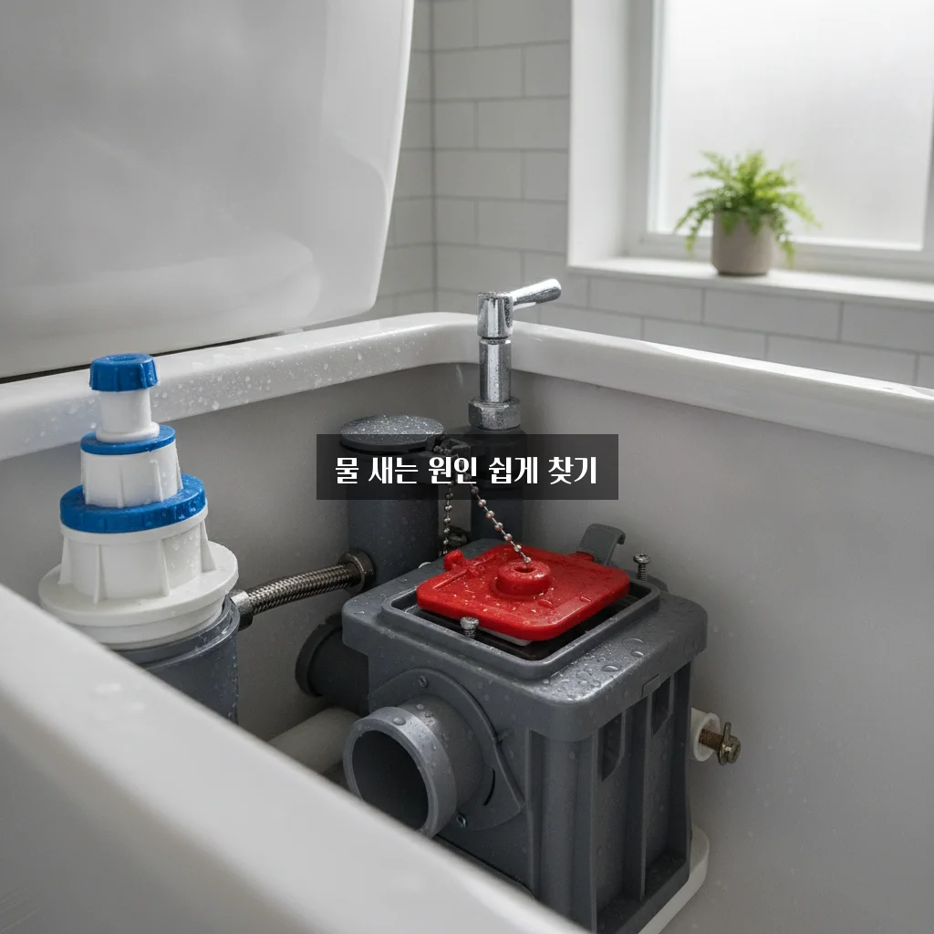 변기 물이 계속 내려갈 때 쉽게 부속 확인하는 방법 완벽 정리 관련 이미지 2