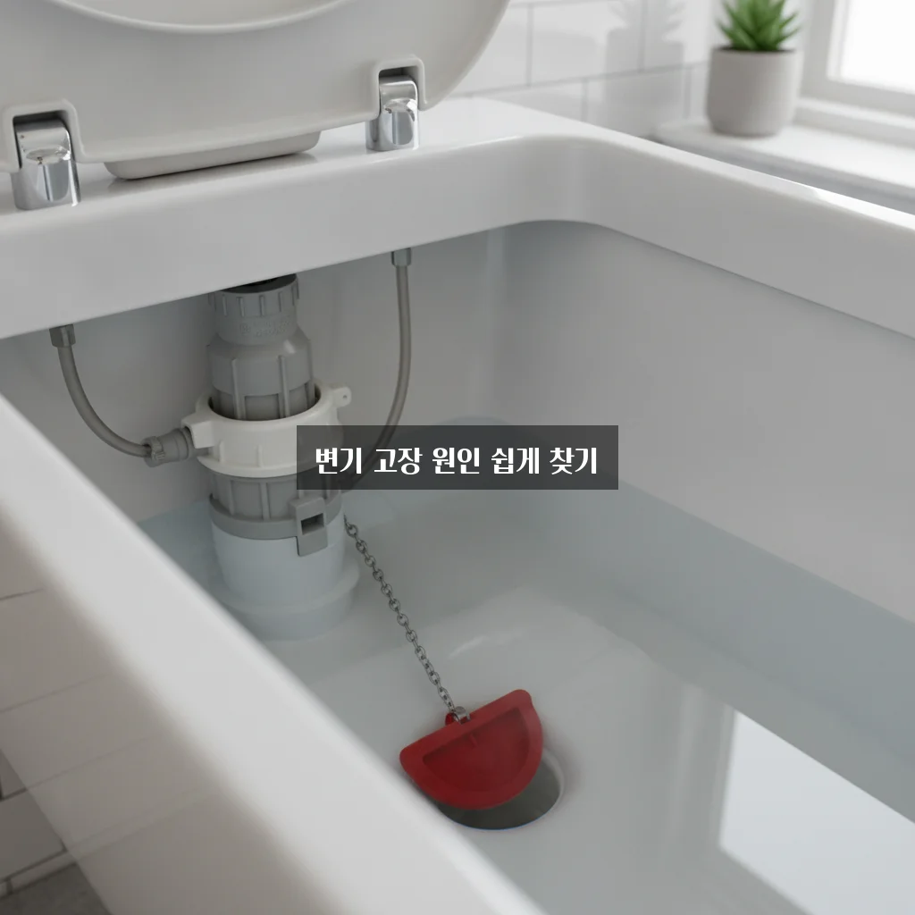 변기 물이 계속 내려갈 때 쉽게 부속 확인하는 방법 완벽 정리 관련 이미지 3