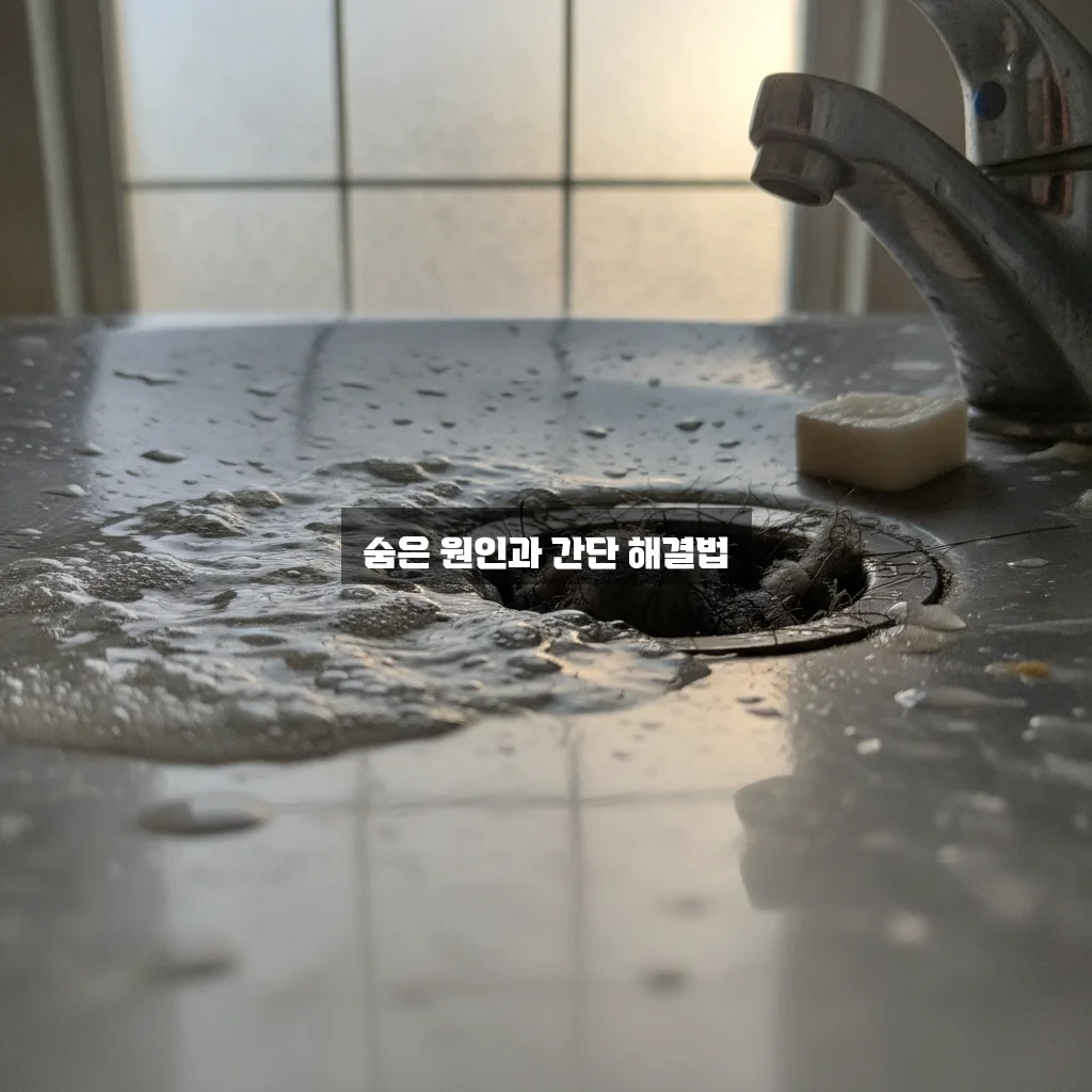 세면대 물이 천천히 내려갈 때 막힘 완벽 해결 방법 알아보기 관련 이미지 1