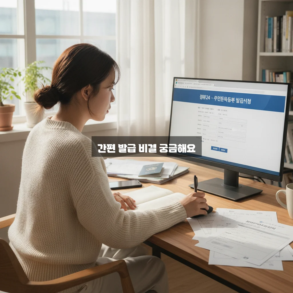 주민등록등본 인터넷 발급 쉽고 빠른 방법 완벽 정리 관련 이미지 1