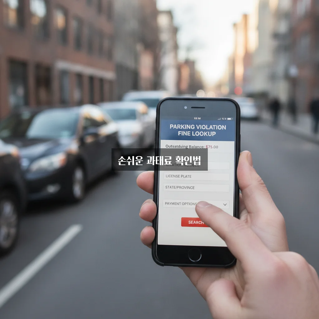 주정차 위반 과태료 간편 조회 방법 완벽 정리 관련 이미지 3