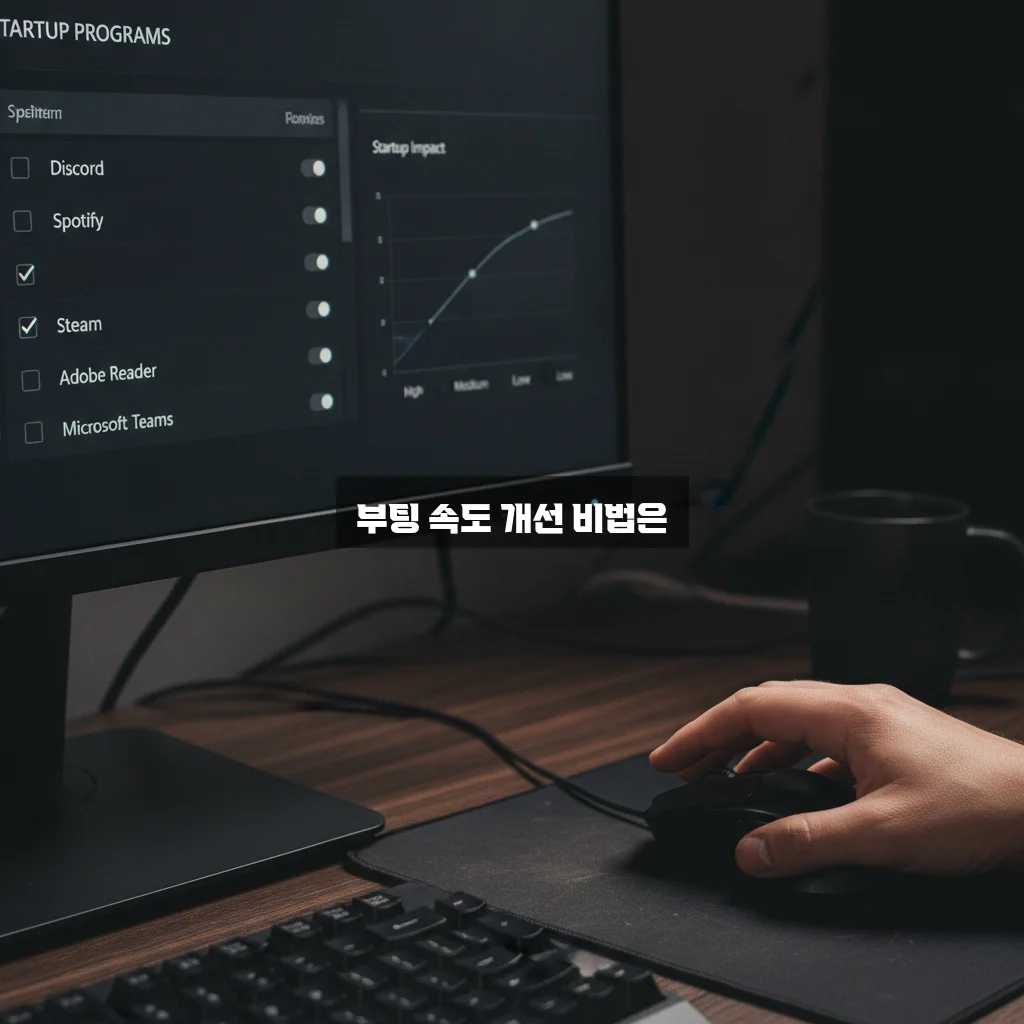 컴퓨터 부팅 느릴 때 시작 프로그램 정리 완벽 가이드 알아보기 관련 이미지 2