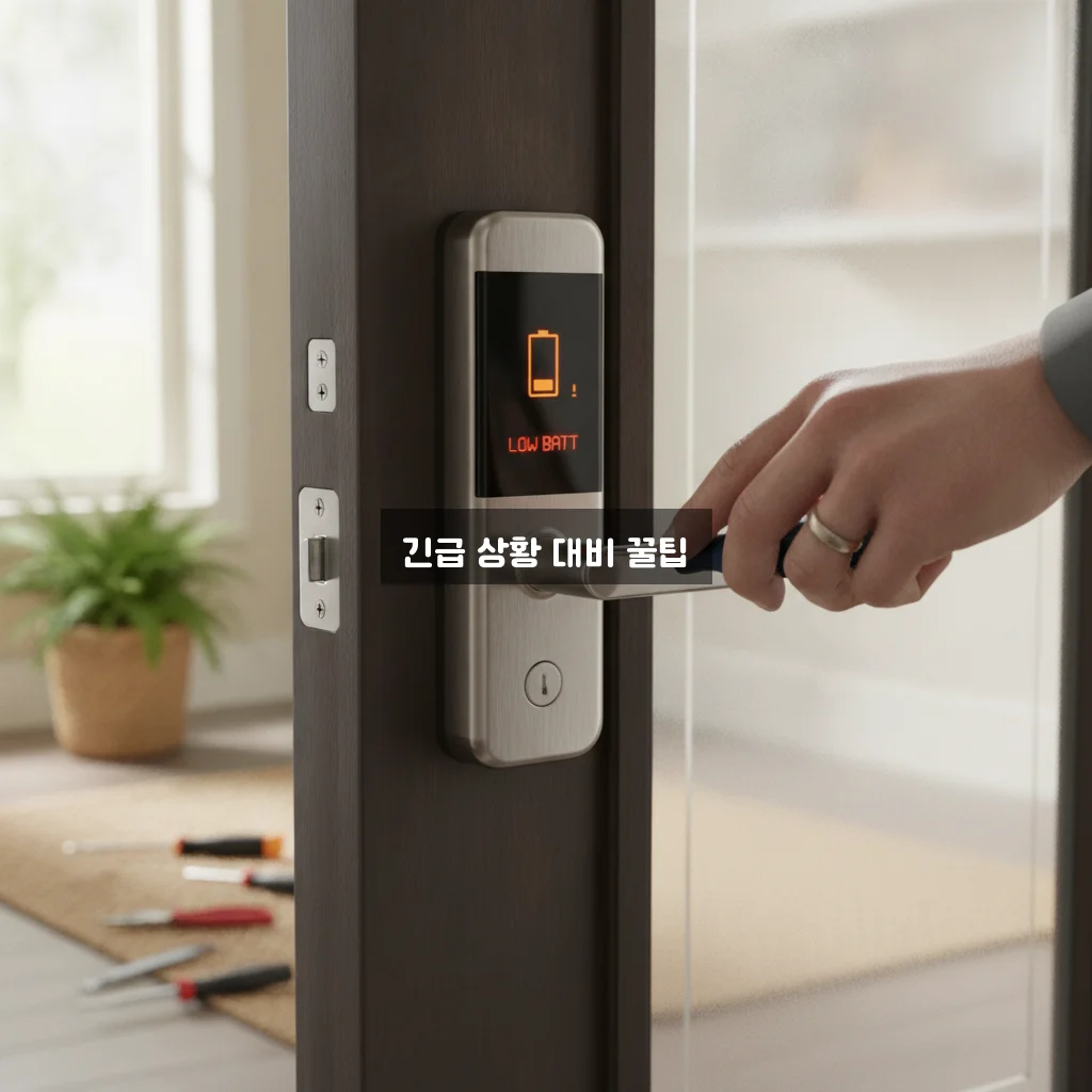 현관문 도어락 배터리 방전 시 쉽게 여는 방법 완벽 정리 관련 이미지 3